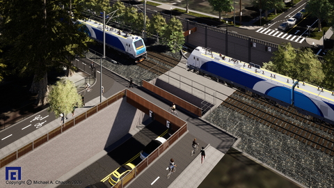 churchill ped bridge N
